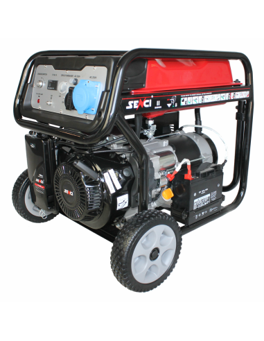 Generator de curent SENCI SC6000E TOP putere maxima 5,5 kW 230V pornire electrica si roti