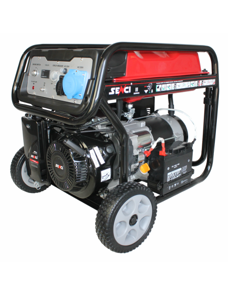 Generator de curent SENCI SC6000E TOP putere maxima 5,5 kW 230V pornire electrica si roti