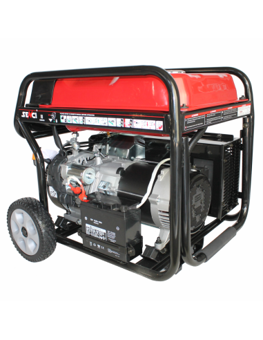 Generator de curent SENCI SC6000E TOP putere maxima 5,5 kW 230V pornire electrica si roti