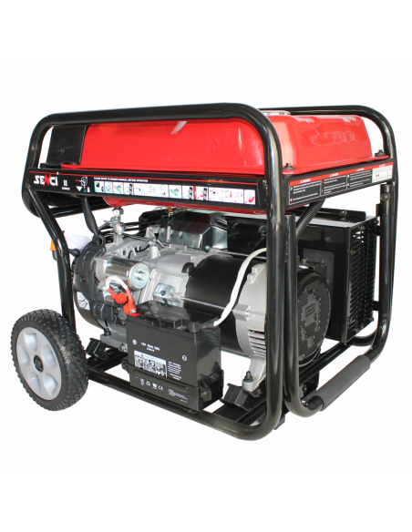 Generator de curent SENCI SC6000E TOP putere maxima 5,5 kW 230V pornire electrica si roti