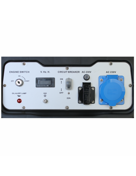 Generator de curent SENCI SC6000E TOP putere maxima 5,5 kW 230V pornire electrica si roti