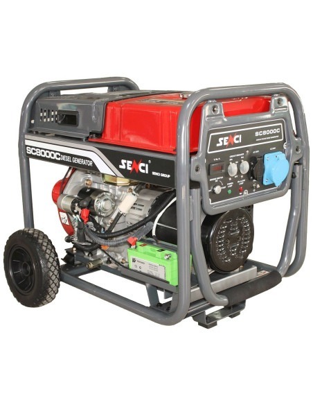 Generator monofazat, SC-8000D, 14 CP - 7 KW