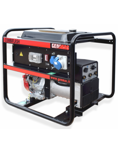Generator de curent si sudura GENMAC CombiFlash G221HEO-M P, 7,2 kVA 230/400V