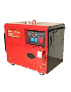 Generator insonorizat SENCI SCD7500Q-3 fara ATS, 4,8 KW/400V, 1,6 KW/230V