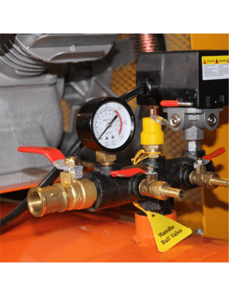 Compresor de aer cu piston BISONTE SW102-170 cu ulei 400V, 10 cp, 8 bar