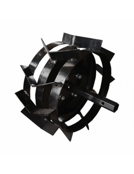 Roata metalica 4.00-8 cu manicot, ax hexagonal 23 mm, BISONTE Agro Garden