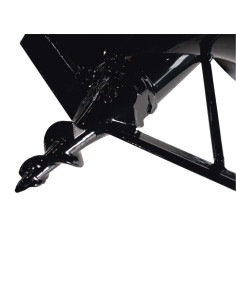 Burghiu pamant universal Ø200x800mm, tip A, BISONTE Agro Garden BTA- BA200 2