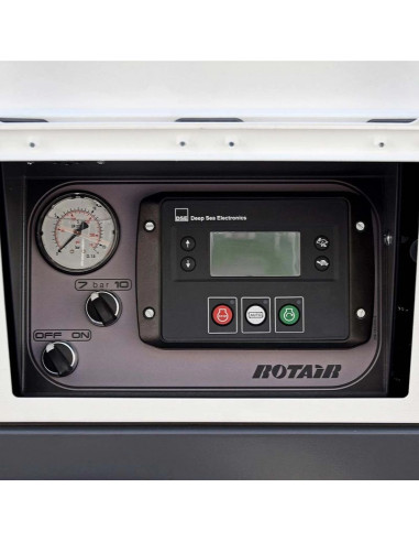 Motocompresor ROTAIR MDVN 53 ECO5, debit 5000 l/min, 49 CP, tractabil omologabil