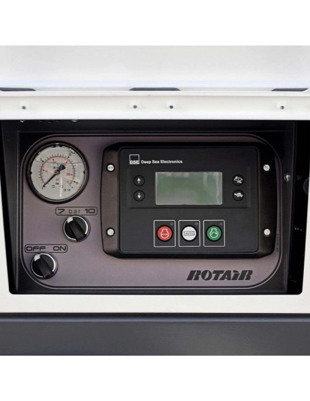 Motocompresor ROTAIR MDVN 53K, debit 5200 l/min, motor Kubota 49 cp, Skid (fara roti)