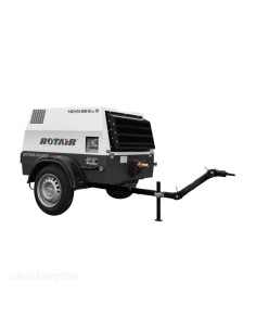 Motocompresor ROTAIR MDVN 26KEco5, debit 2500l/min, 6.5bar Kubota tractabil rutier, lumini/fara frana