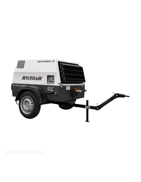 Motocompresor ROTAIR MDVN 26KEco5, debit 2500l/min, 6.5bar Kubota tractabil rutier, lumini/fara frana