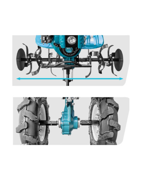Pachet motocultor cu utilaje Dakard HS1000BNEW, 8CP