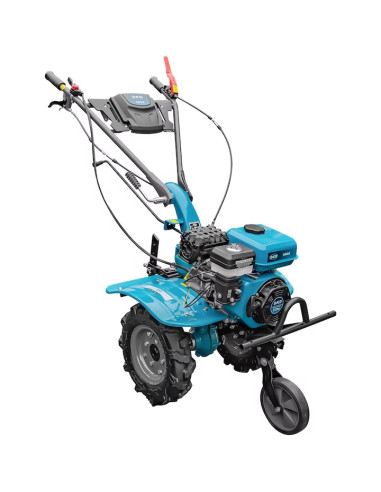 Pachet Motocultor cu Utilaje 7CP, DKD 100B cu set freze si roti cauciuc