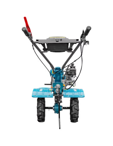 Pachet Motocultor cu Utilaje 7CP, DKD 100B cu set freze si roti cauciuc