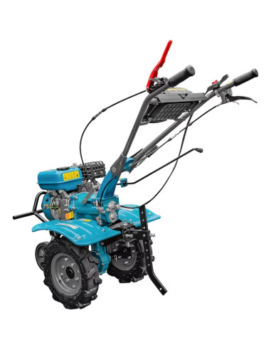 Pachet Motocultor cu Utilaje 7CP, DKD 100B cu set freze si roti cauciuc