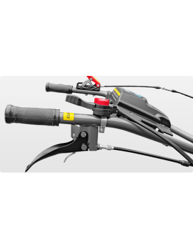 Pachet Motocultor cu Utilaje 7CP, DKD 100B cu set freze si roti cauciuc