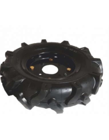 Roata cauciuc cu janta 5.00-8 pentru motocultor, BISONTE Agro Garden