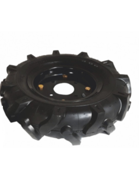 Roata cauciuc cu janta 5.00-8 pentru motocultor, BISONTE Agro Garden