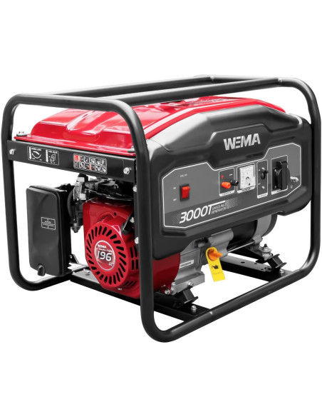 Generator de curent monofazat WM3000, 230V benzina AVR, 3kW